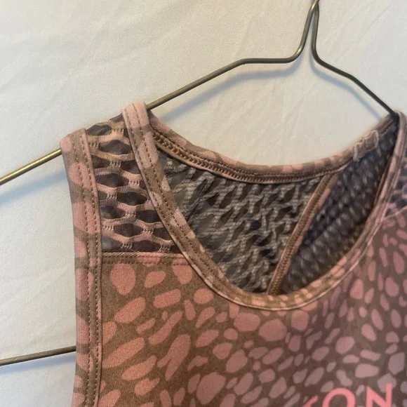 Peloton X WITH Collab Womens Medium Riverstone High Neck Size Medium Sports Bra - Picture 6 of 15